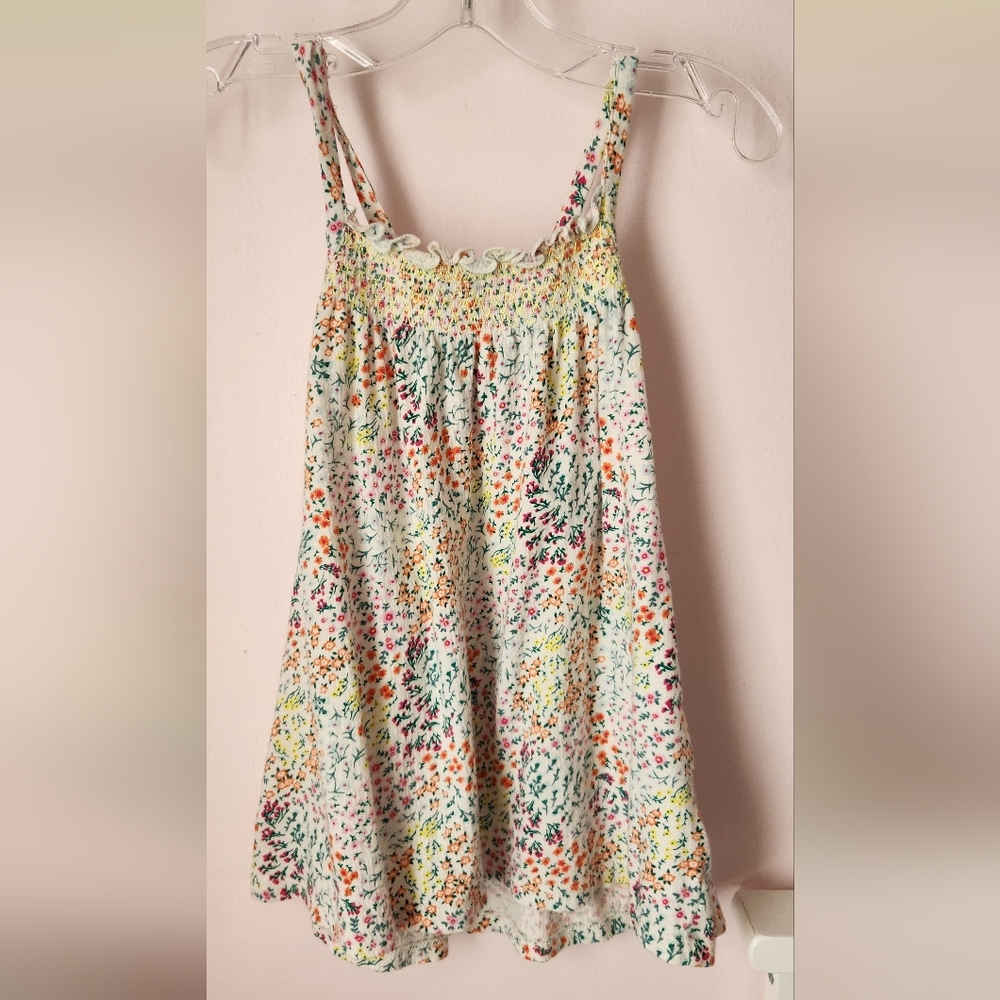 Floral Land's End Girls Tank Top